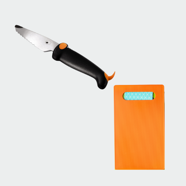 1-pack Child Safe Dog Knife and Cutting Sheet